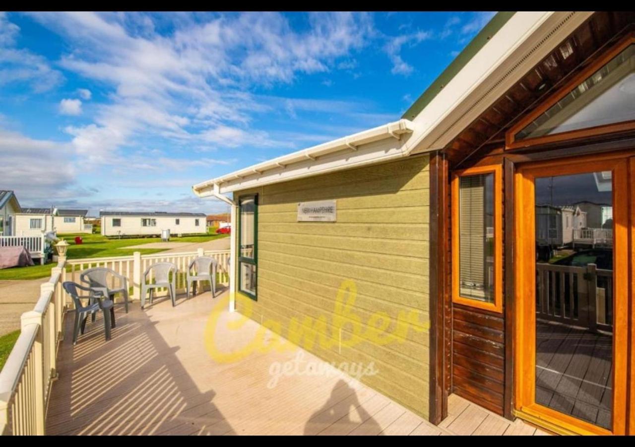 Mp768 - Camber Sands Holiday Park - Huge Lodge - Small Dog Friendly - Sleeps 8 Eksteriør bilde