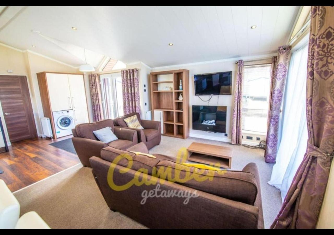 Mp768 - Camber Sands Holiday Park - Huge Lodge - Small Dog Friendly - Sleeps 8 Eksteriør bilde