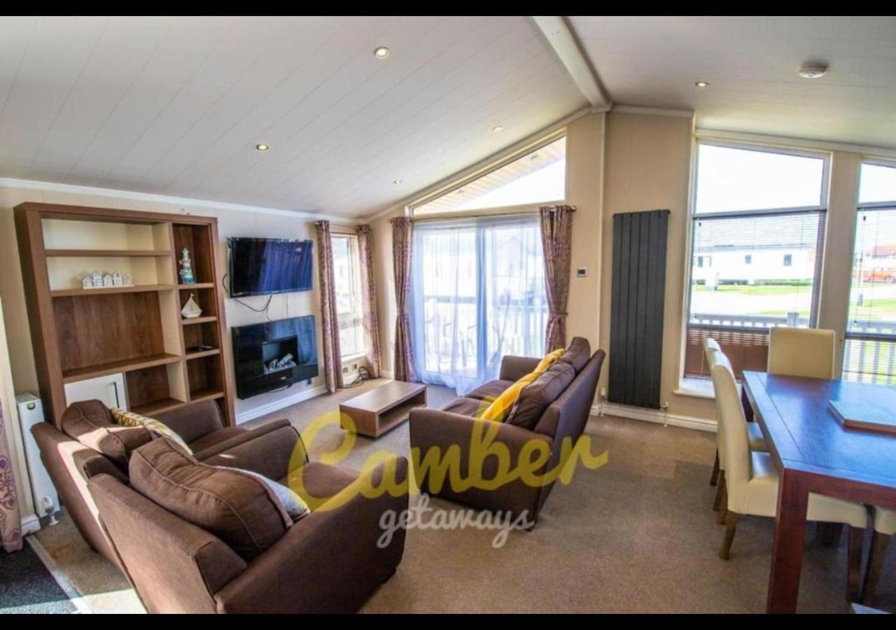 Mp768 - Camber Sands Holiday Park - Huge Lodge - Small Dog Friendly - Sleeps 8 Eksteriør bilde